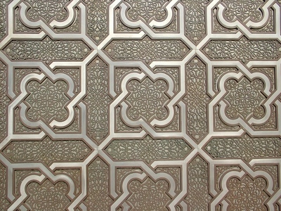 Casablanca 017 - Motifs mosquee Hassan II - Maroc
