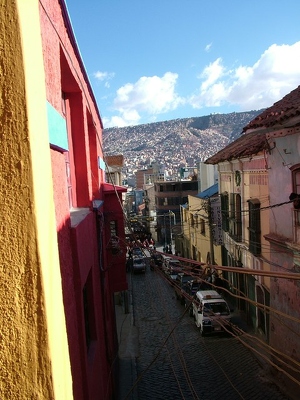 La Paz 001 - Depuis notre chambre - Bolivie