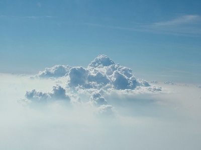Avion Chine -  026 - Nuages - Chine