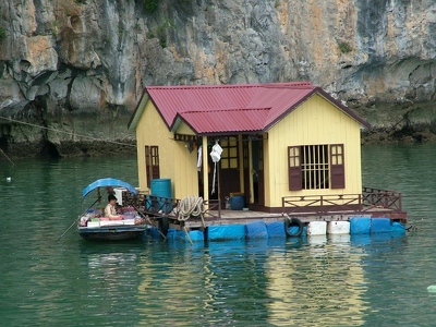 Baie d Along - 202 - Habitations sur l eau - Vietnam