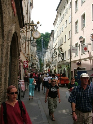 Autriche 019 - Salzburg - Rue pietonne