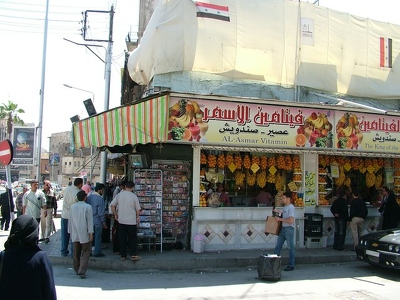 Alep 038 - Vendeur de jus de fruits - Syrie