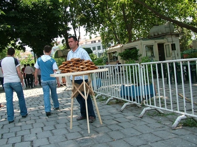 019 - Istanbul - Vendeur beignets - Turquie