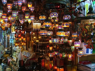 031 - Istanbul - Bazar lampes - Turquie