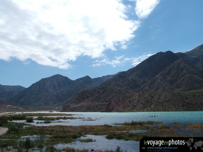 Fond-ecran-Argentine-San Antonio - Lagon potrerillos et montagnes